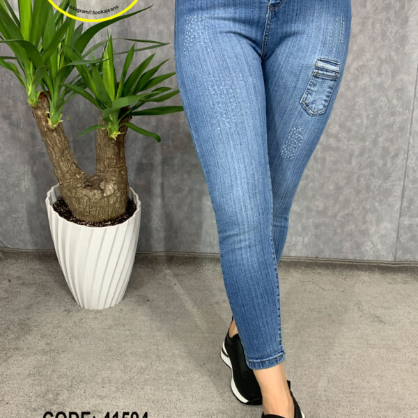 شلوارجذب قد90 آبی وسط 41594
