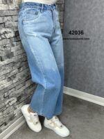 شلوار وایدلگ روشن42036 - تصویر 3